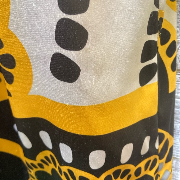 Forever21 | Silky Geometric Halter Dress - M, Black/Yellow/White - Picture 7 of 13